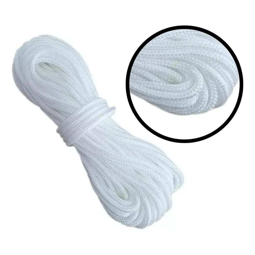 3X Corda Para Varal 15 M Não Alonga Resistente Trançada