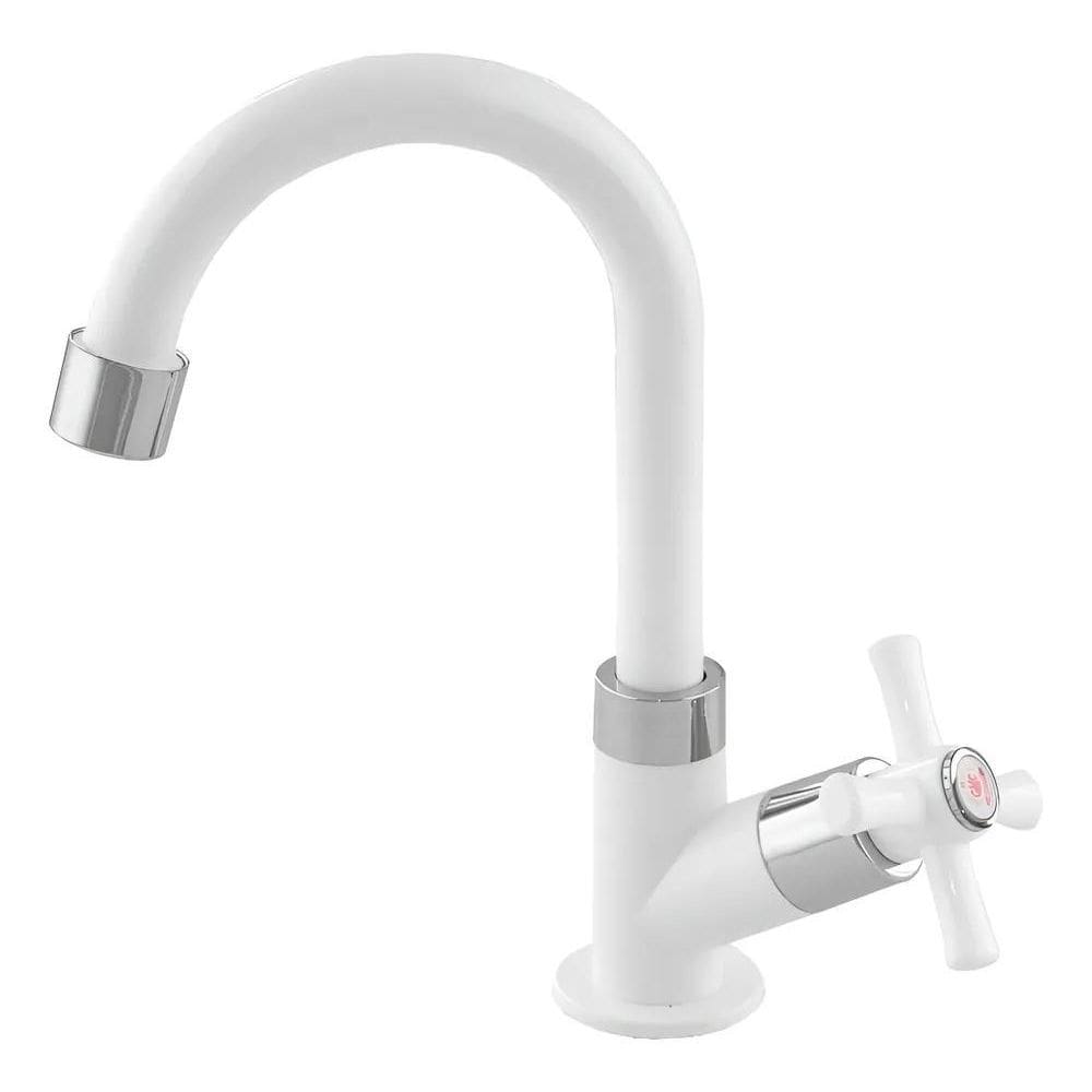 3X Torneira Lavatorio Lavabo Banheiro Bancada Abs 1/4 De Vol