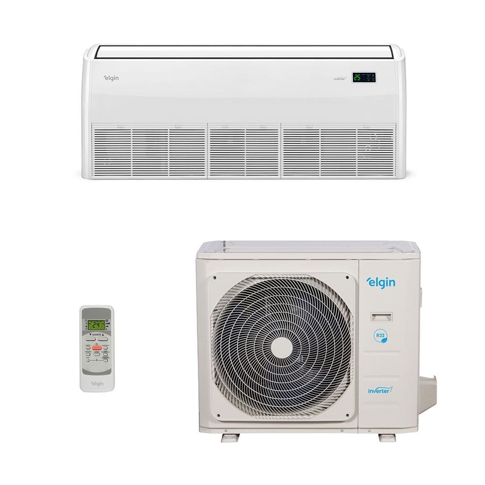 Ar-Condicionado Split Piso Teto Inverter Eco R-32 Elgin 55.000 BTUs Só Frio 220V Monofásico