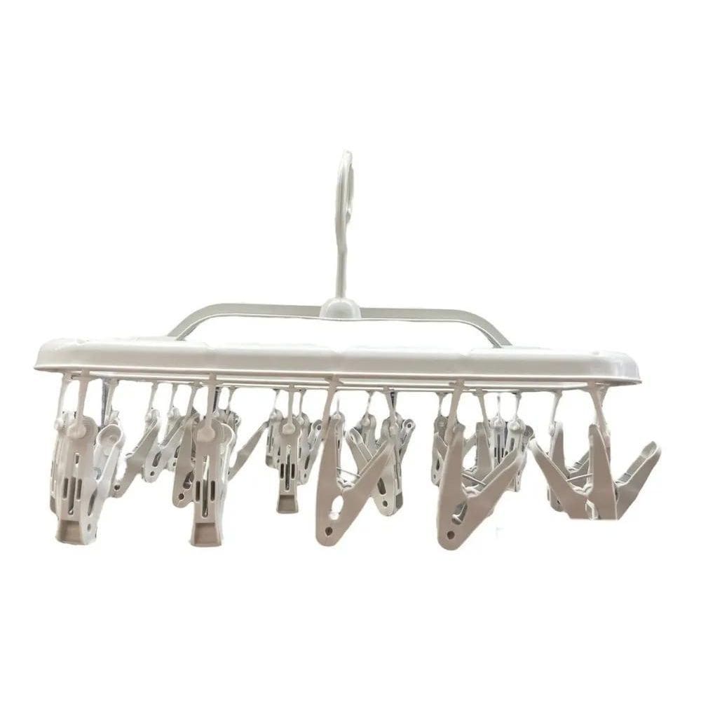 3X Varal De Roupa Íntima 26 Prendedores - Calcinha, Meia, Cu