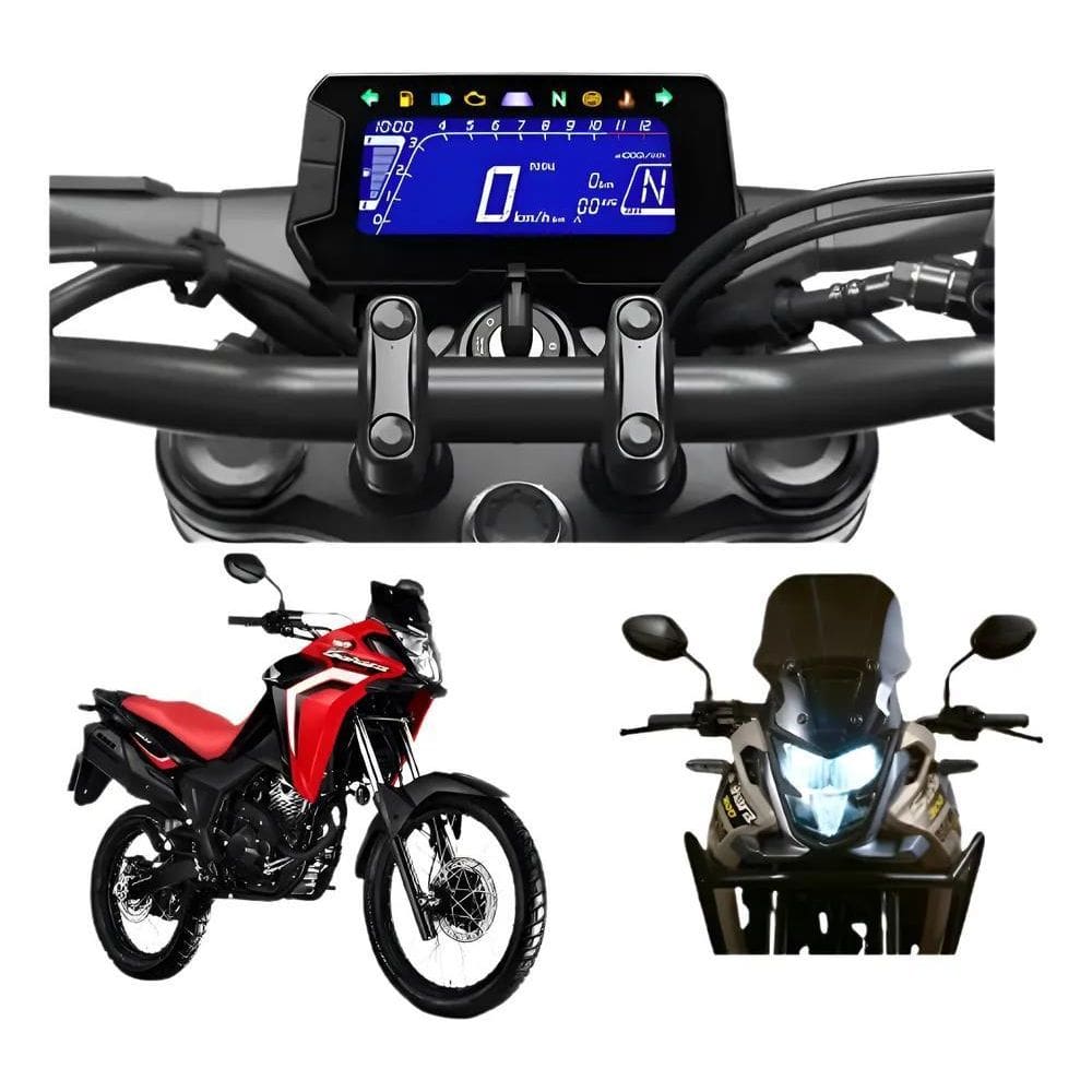 Película De Proteção Painel Honda Nova Xre300 Xre 300 Sahara