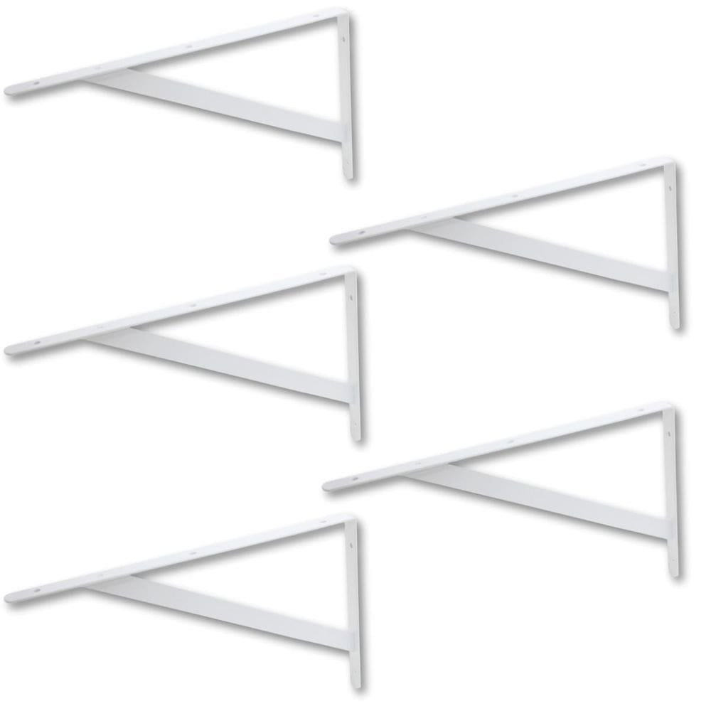 Kit 05 Un Suporte Mão Francesa Para Prateleira 23X14Cm