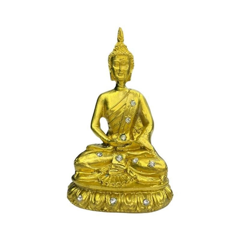 Buda Meditação Sorte Paz Em Resina 13 Cm - Selecione Modelo