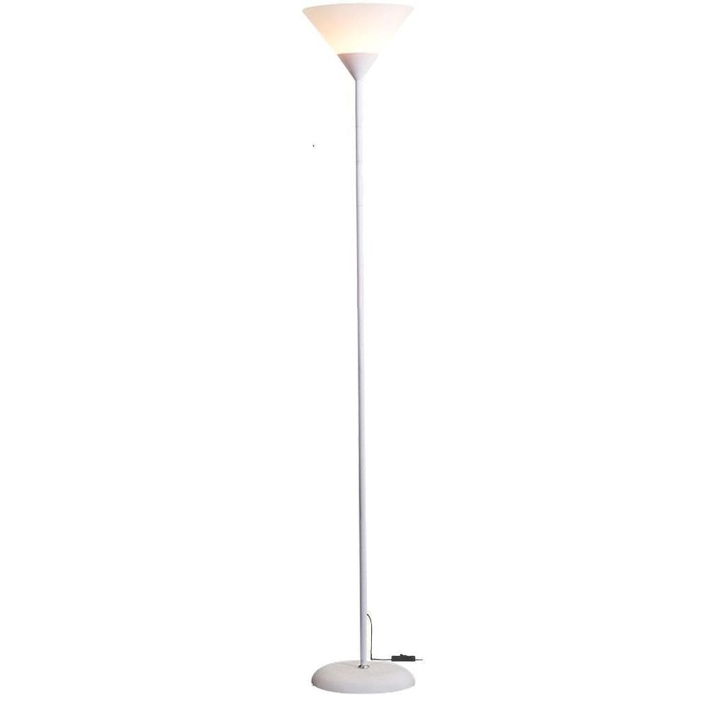 Luminária Chão 1,80M Pedestal Coluna Bivolt Pf-04 Branco