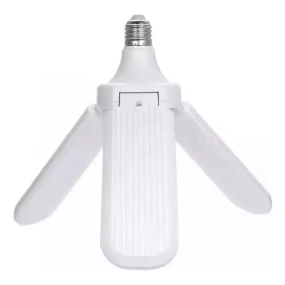 Lâmpada De Led Branco Potente 3 Pás Dobrável Ajustável 60W