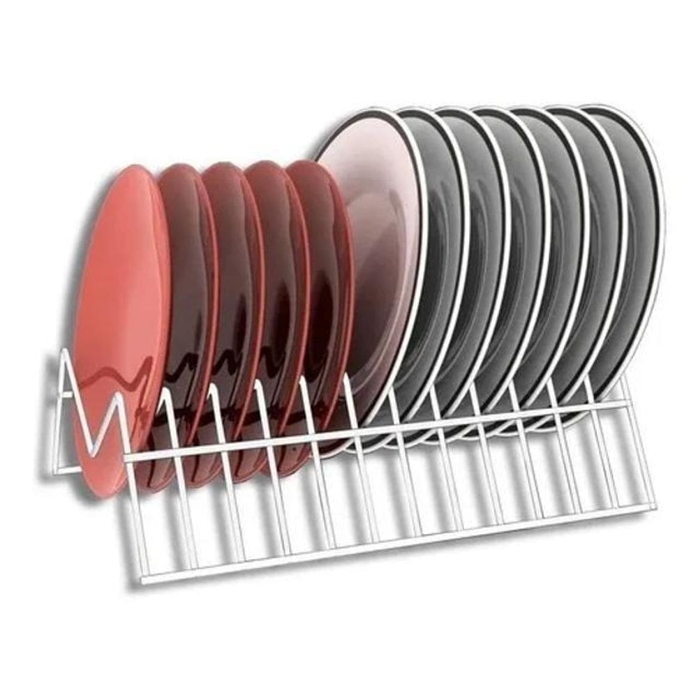 2X Suporte De Prato Vertical Organizador Armário Dicarlo Bra