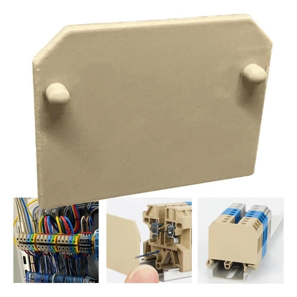 Tampa Borne Sak 2,5Mm Bege - 10Un