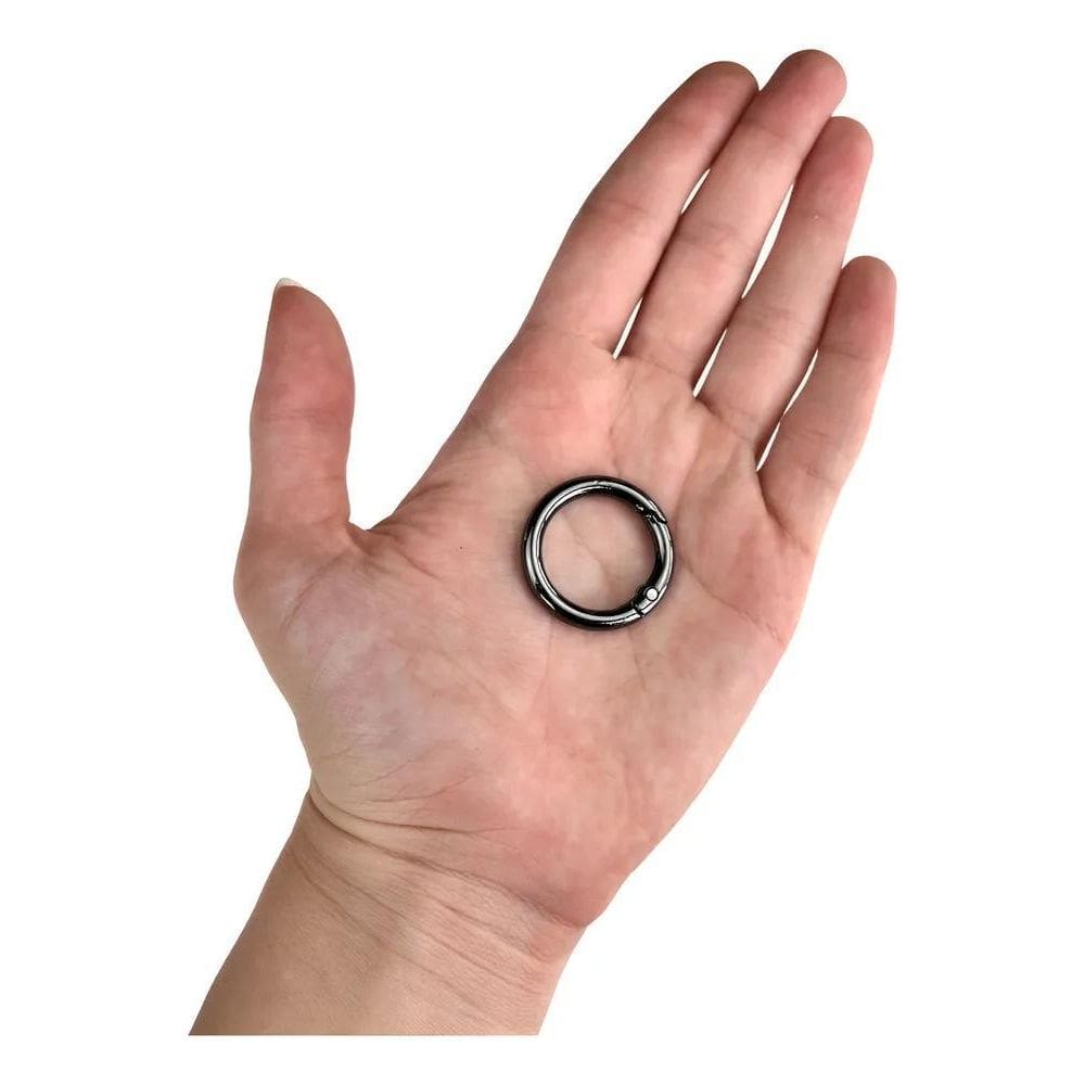 Kit 10 Argola Articulada 30Mm Mosquetão Bolsa Artesanato