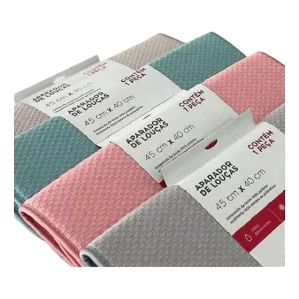 10X Tapete Escorredor De Louças Microfibra Cozinha Prático