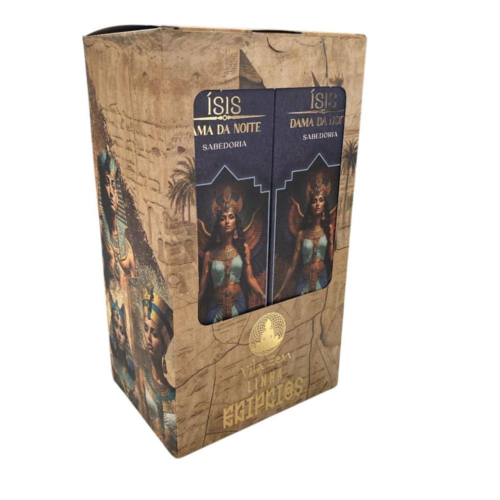 Incenso Linha Egípcia E Hindus 0% Carvão 12Cx C/10Var