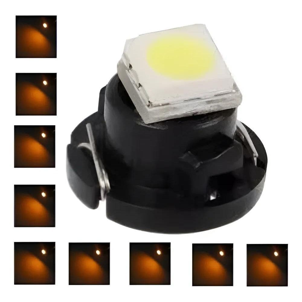 Kit 10 Lampada T3 8Mm Painel Led Cores A Laranja