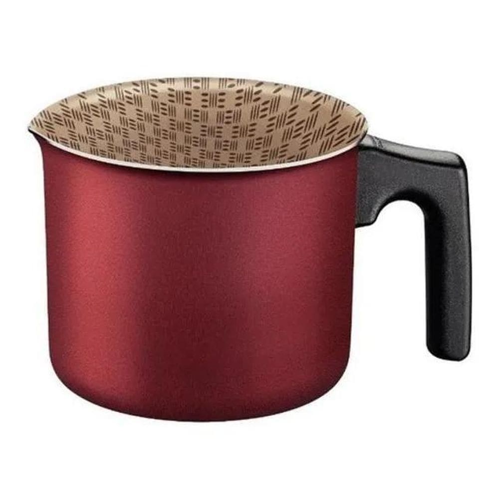 2X Fervedor 12Cm 1.2L Antiaderente Tramontina Paris Cor Cere