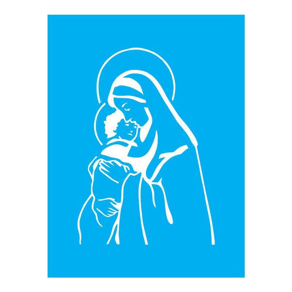 Stencil Tamako Nossa Senhora - 15X20Cm - Ref A2506