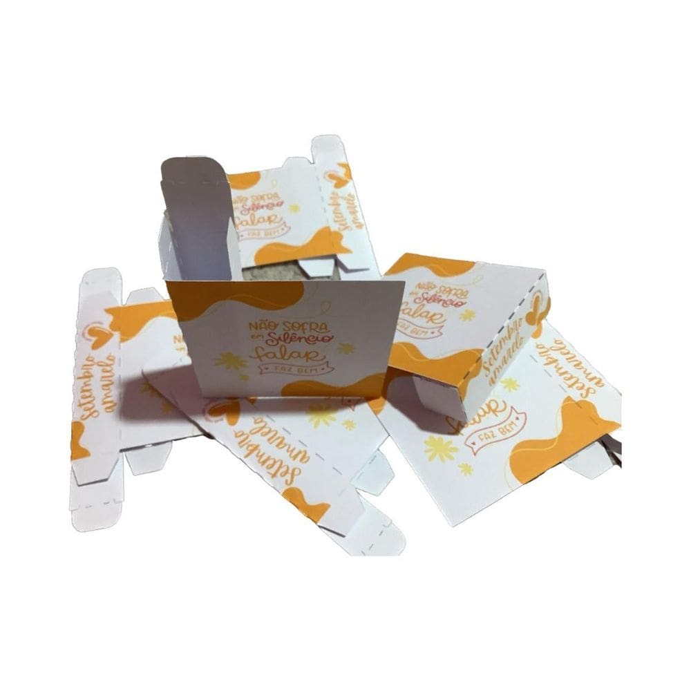 10 Caixinhas Card Datas Lembrancinha Setembro Amarelo