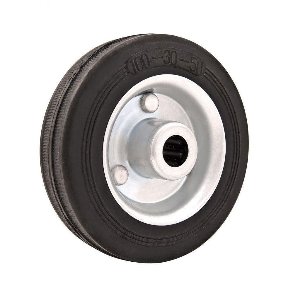Roda Borracha 3 Leve 40kg Rel Rolete 12mm - Vonder