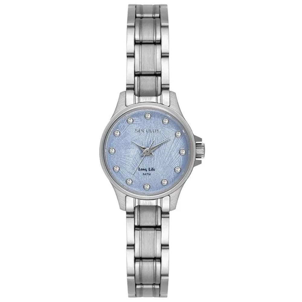 Relógio Seculus Feminino Ref: 77330l0svna3 Clássico Aço Prateado