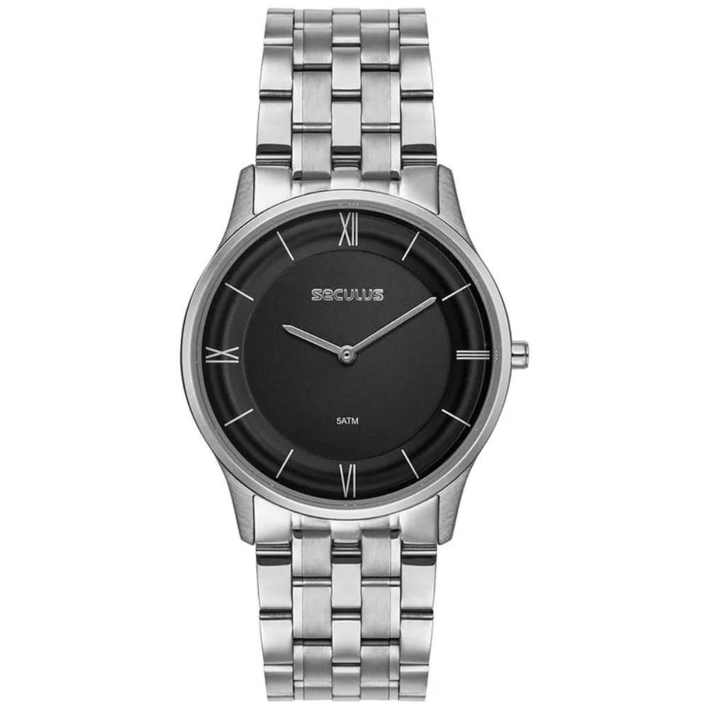 Relógio Seculus Masculino Ref: 44303g0svna1 Slim Prateado