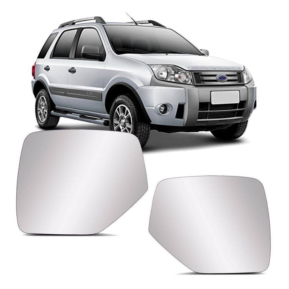 Lente Retrovisor Com Base Ecosport 03 A 12 Ranger 05 A 09