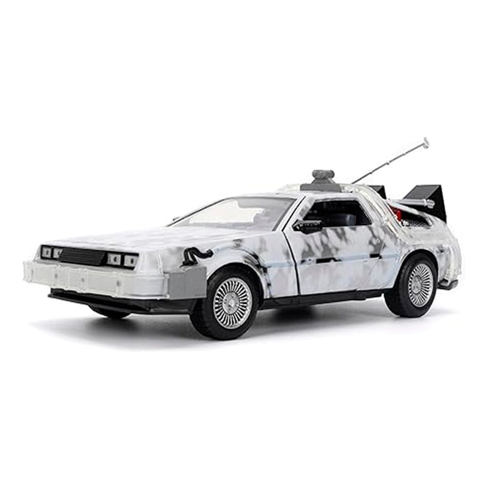 Miniatura Jada DeLorean De Volta Para O Futuro C/ Luz 1:24