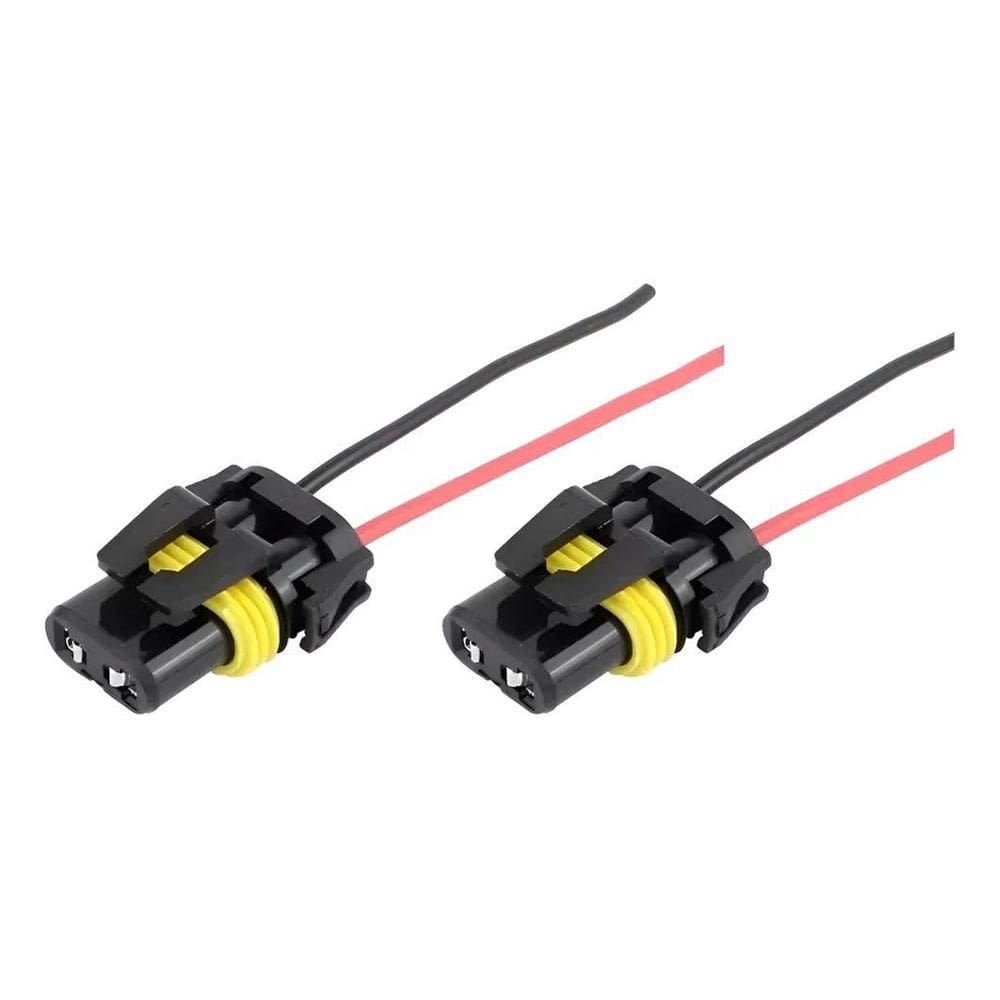 Kit 2 Soquete Hb3 Hb4 Com Chicote