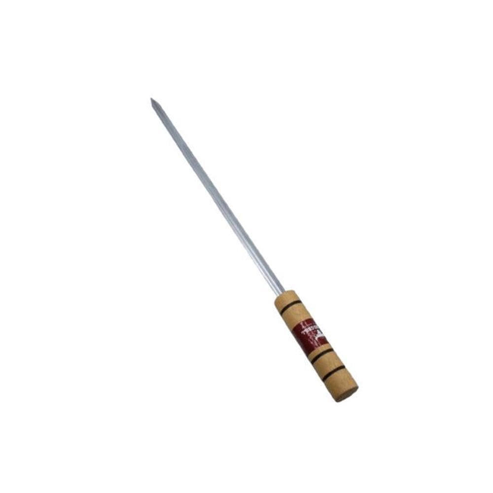 Espeto Simples Churrasco Assar Carne Costela Tulipa 55Cm