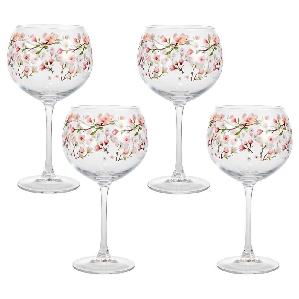 Jogo De Taças De Gin Blow Cerejeira 630Ml 4 Peças Hauskraft