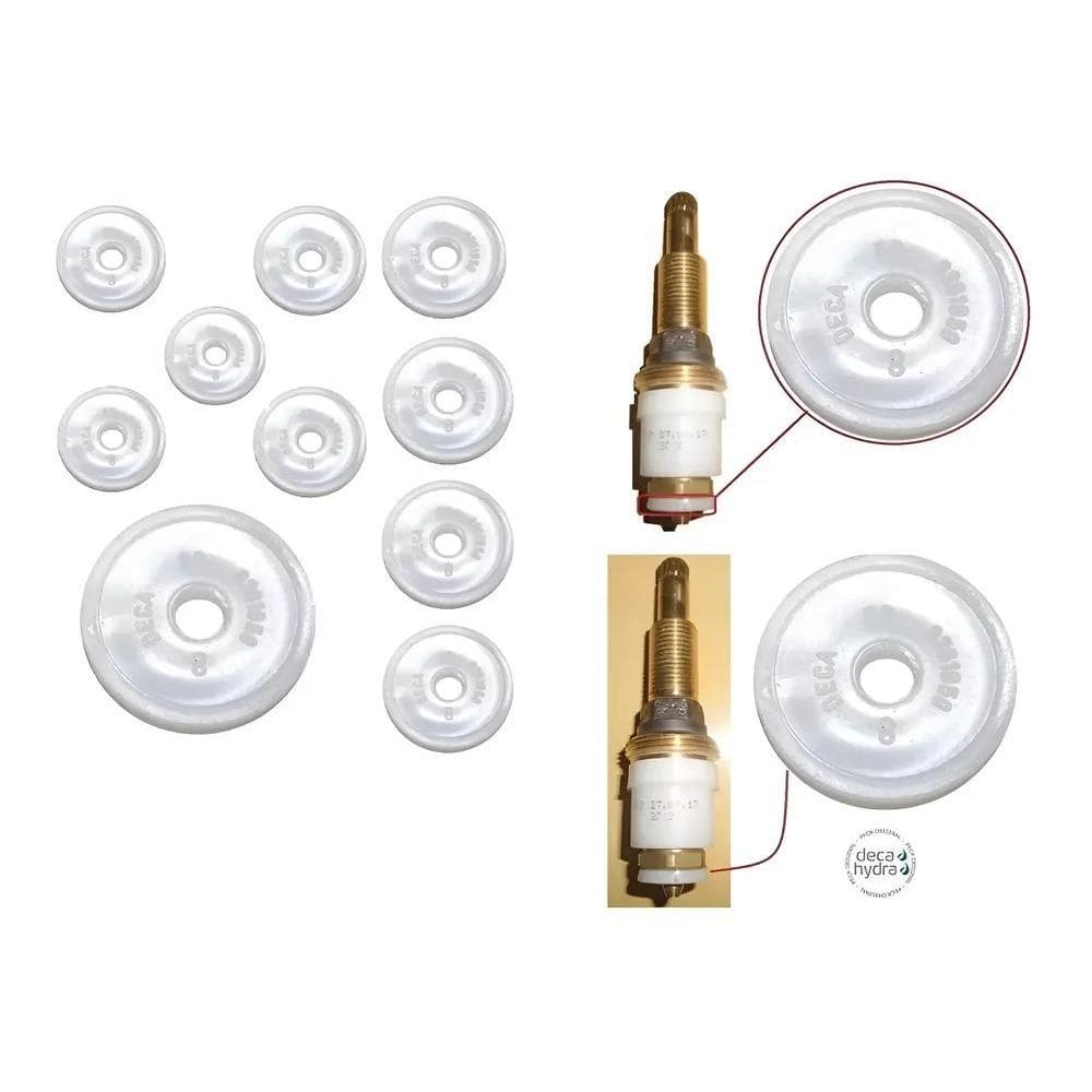 10 Vedantes Carrapeta Para Torneira Registro Deca