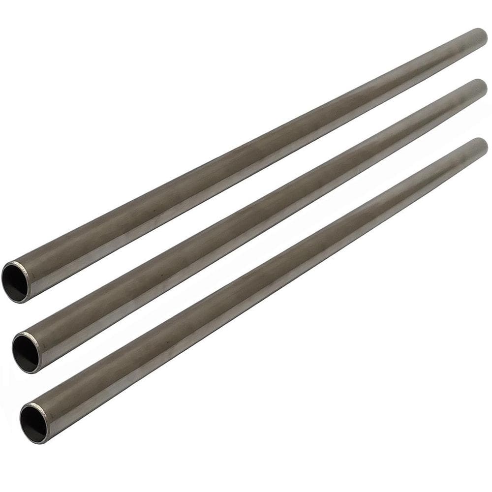 Kit 3 Tubos Inox 50-55Cm Elevação Grelha Em Churrasqueira