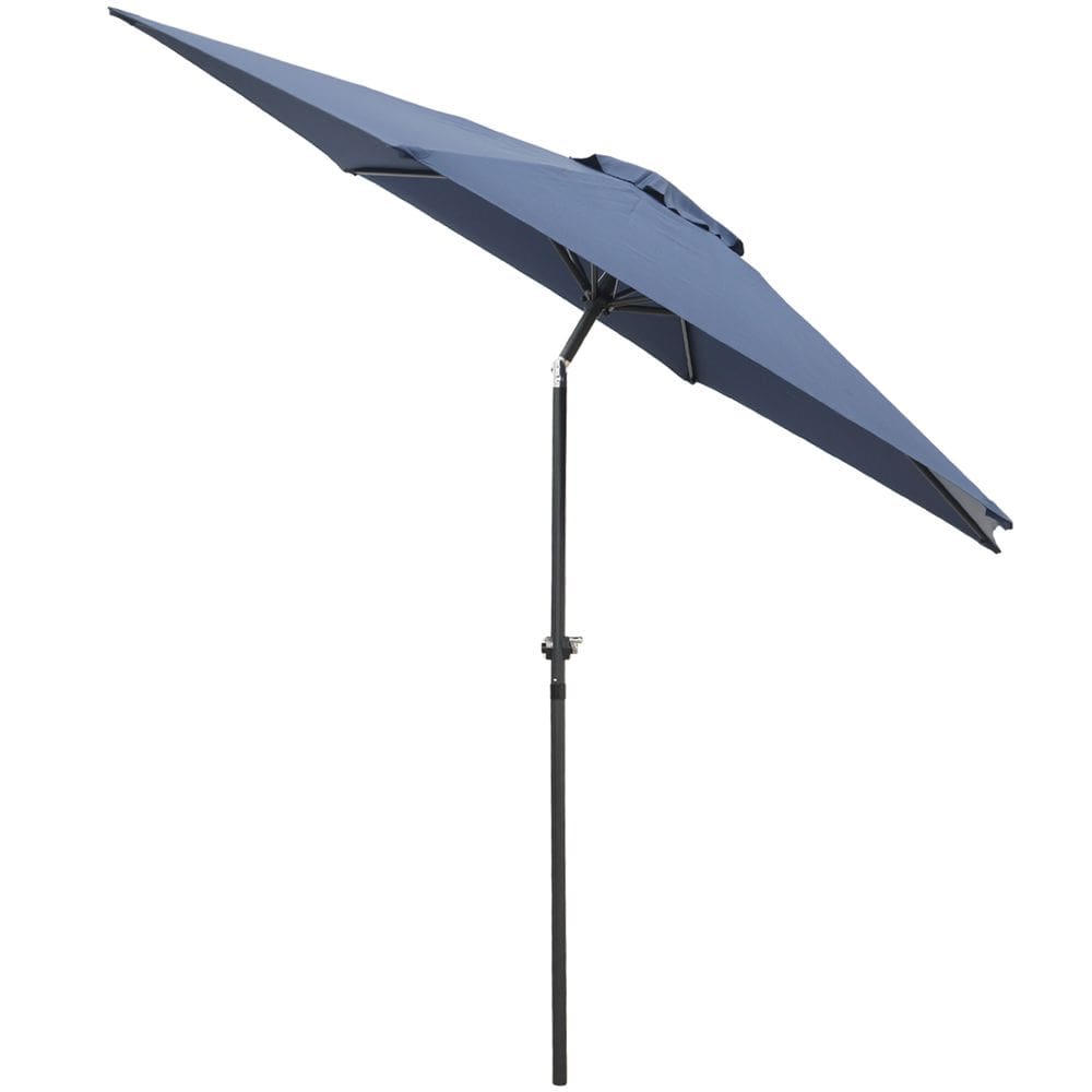 Ombrelone Central Articulado de Alumínio 2,70 metros com Manivela Azull Importway IWOBCA-270AZ