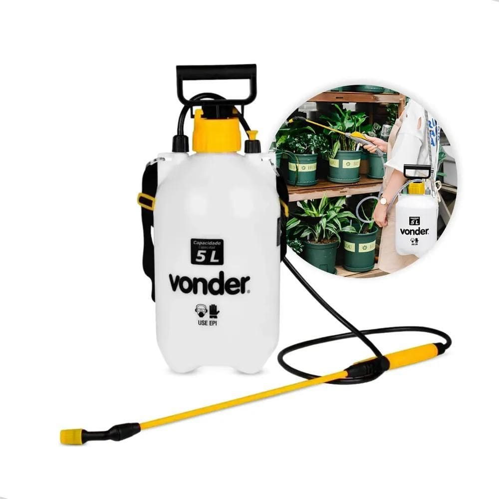 Melhor Pulverizador Manual 5 Litros Bomba Pressão Água Mato