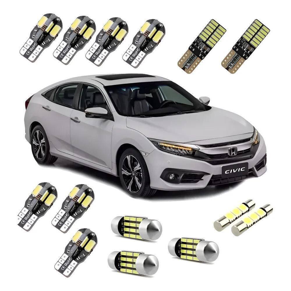 Kit Lampadas Led Premium Honda New Civic G10 - Br
