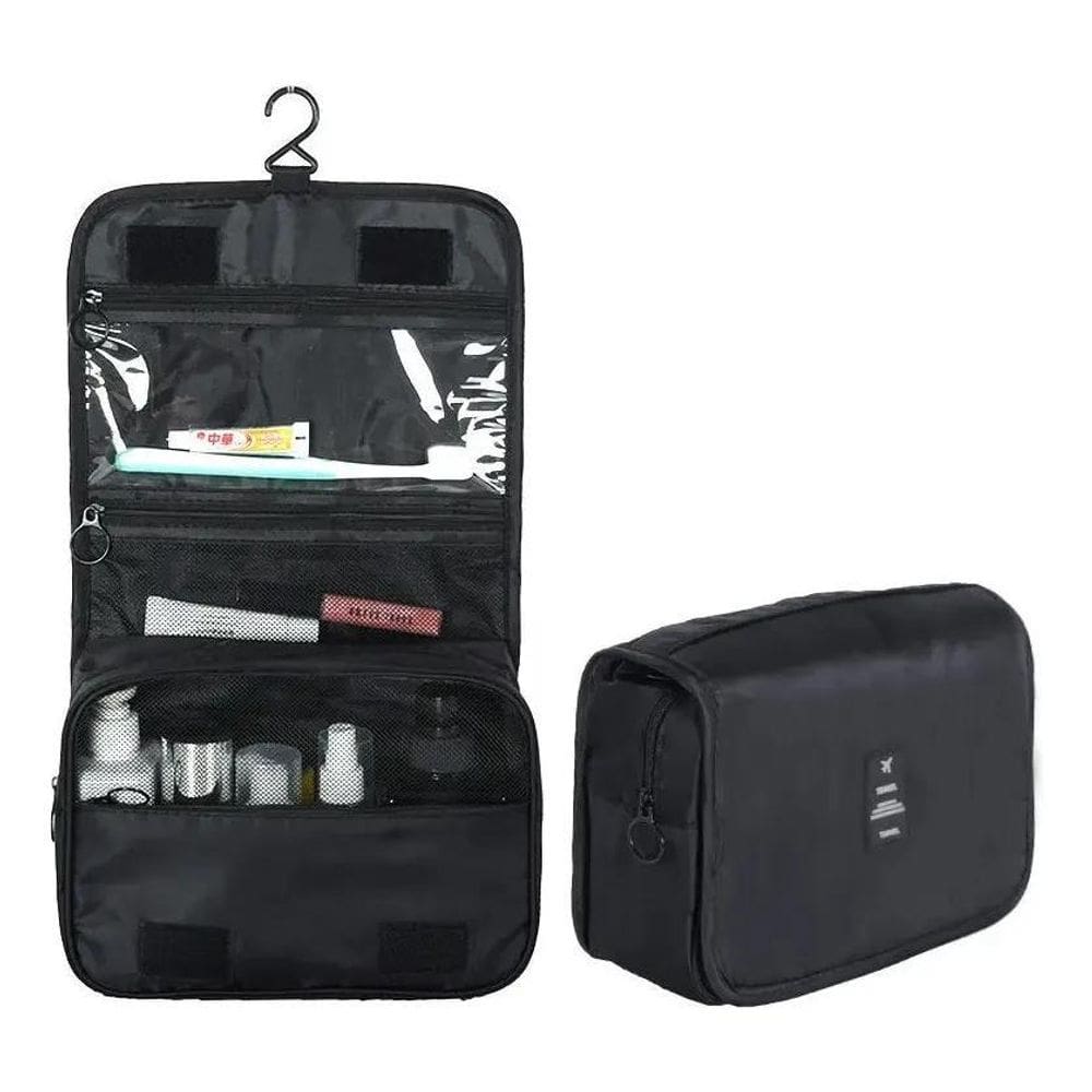 Necessaire Feminina Viagem Gancho Organizadora Mala Pend Pre