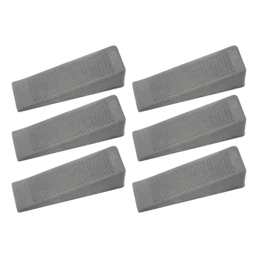 6X Fixador Prendedor Trava Porta Cunha Trava Black Discreto