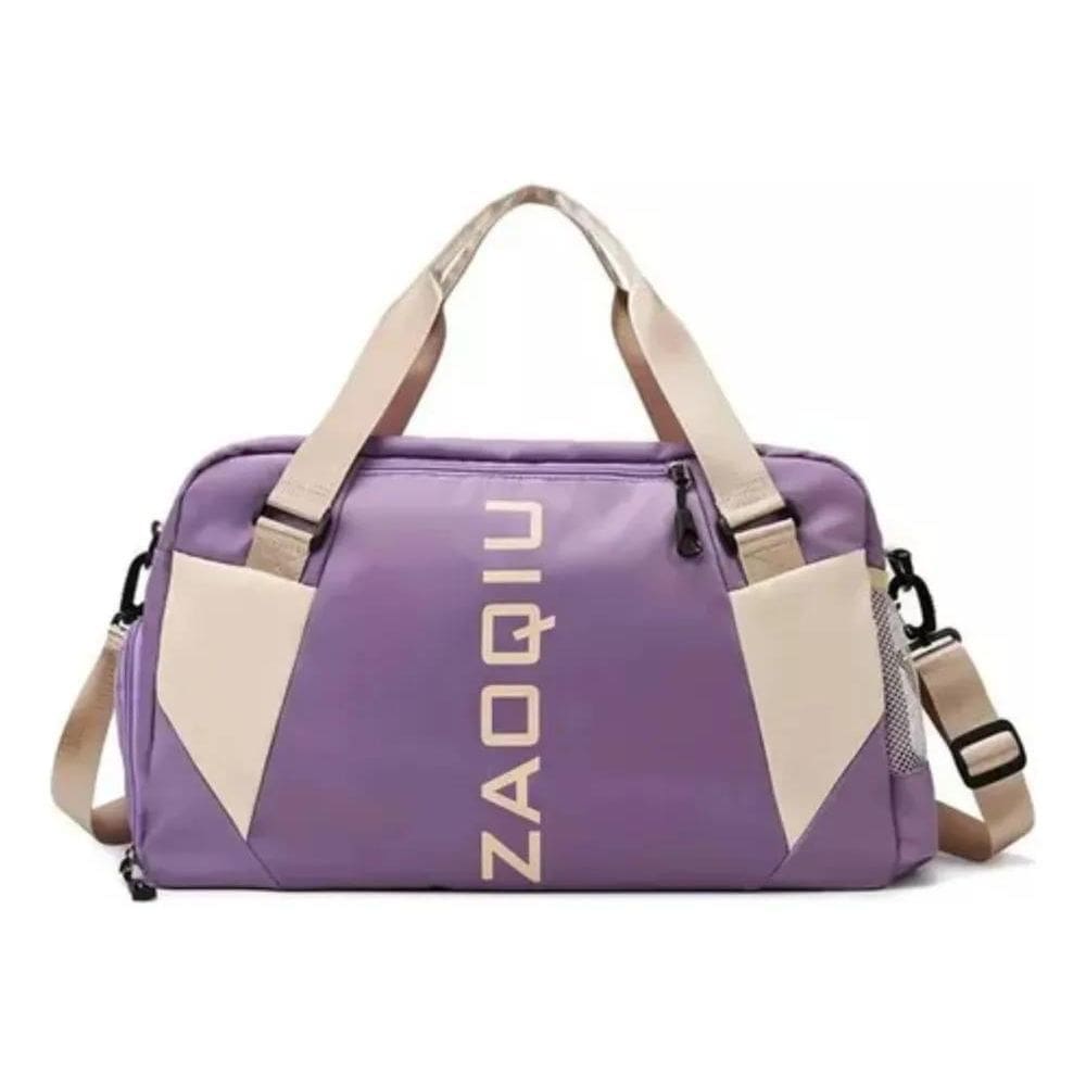 Bolsa Mala De Mão 10Kg Viagem Academia Bordo Gra Roxo / Uva