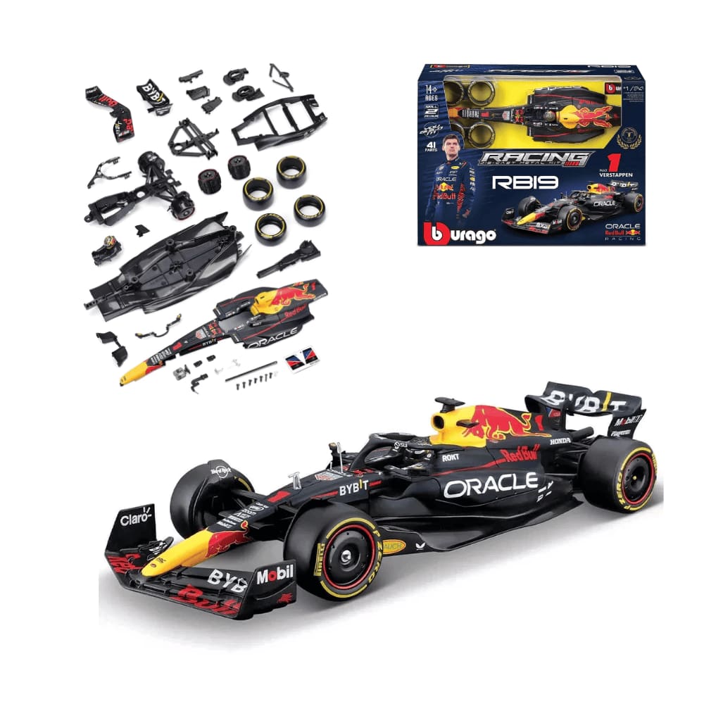 Miniatura BBurago Kit P/Montar F1 RBR RB19 Verstappen 1 1:24