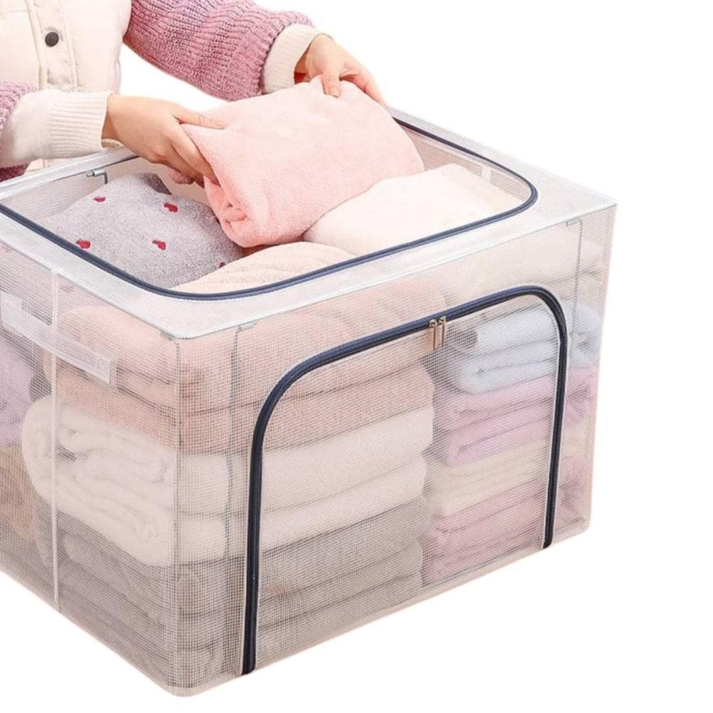 Caixa Organizadora De Guarda Roupa Flexivel Organizador M