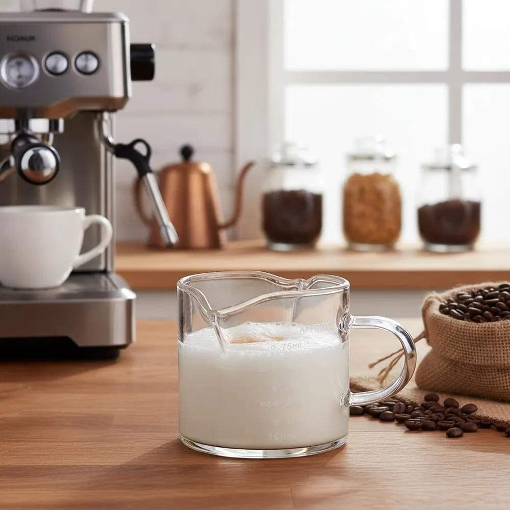 Copo Medidor Para Cafeteira Expresso Café Leite Chá Barista