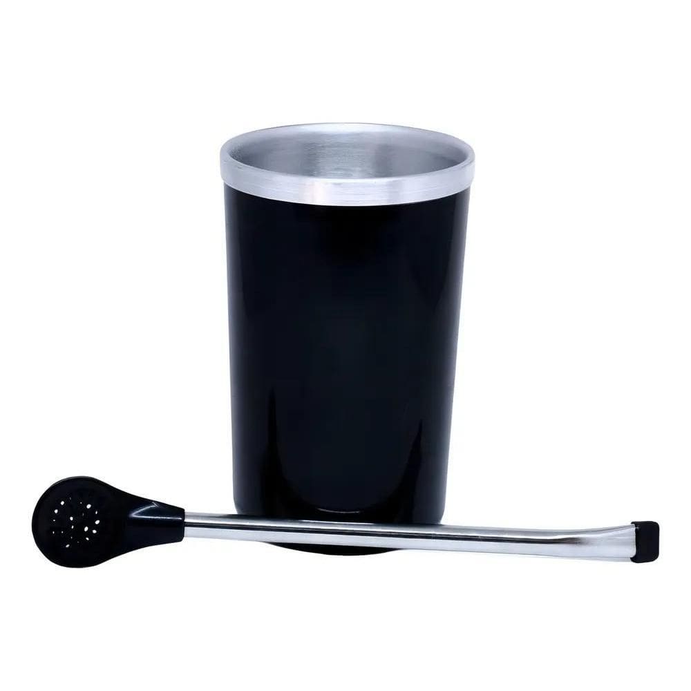 10X Copo Cuia Térmico Alumínio Bomba Inox Erva Mate Tereré