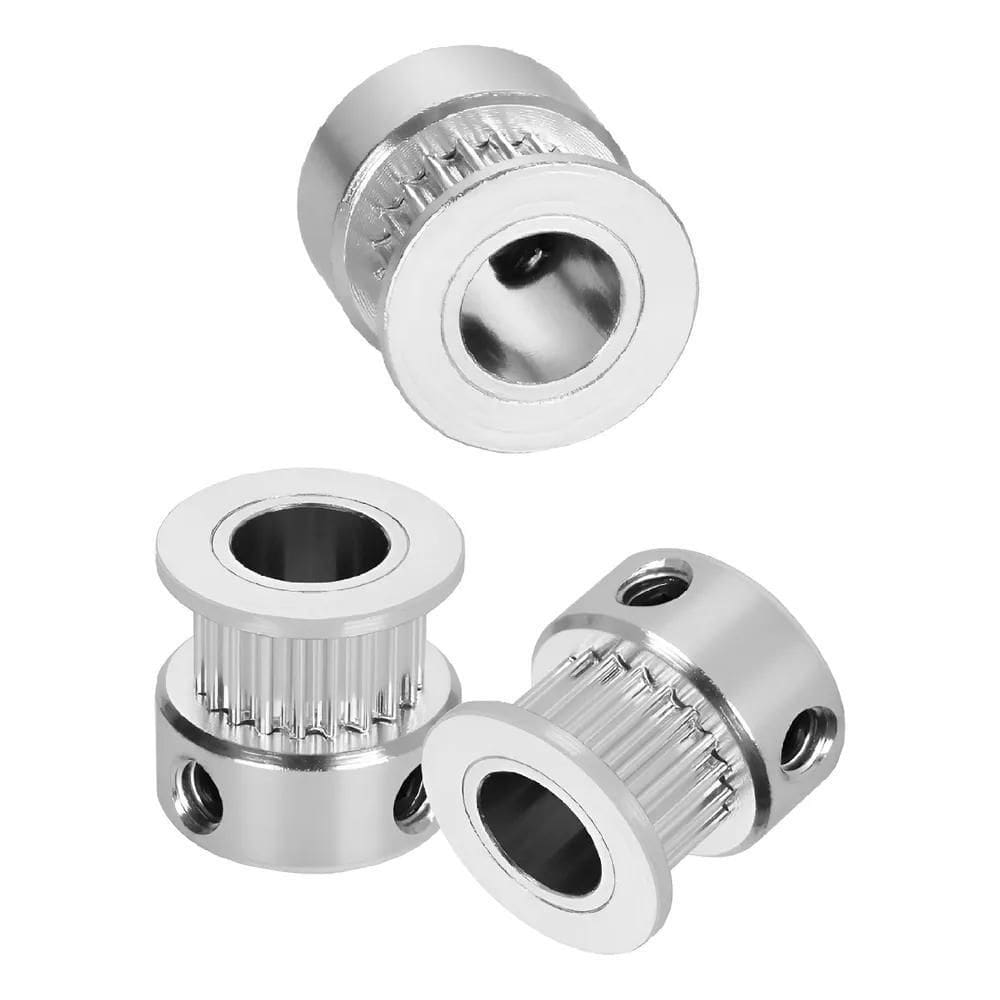 3 Polias Gt2 20 Dentes Furo 5Mm 6Mm 6.35Mm 8Mm Escolh 6Mm