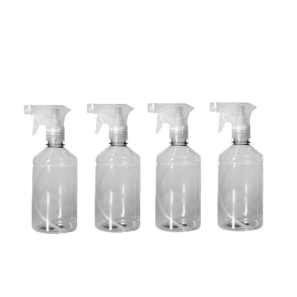 Kit 4 Pulverizador Plastico 1000Ml Gtl Branco