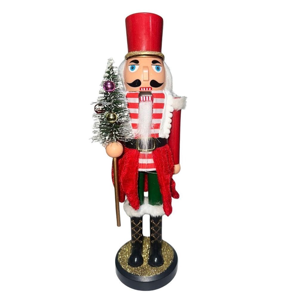 Quebra Nozes Vermelho Decoração 4Mix - 28Cm