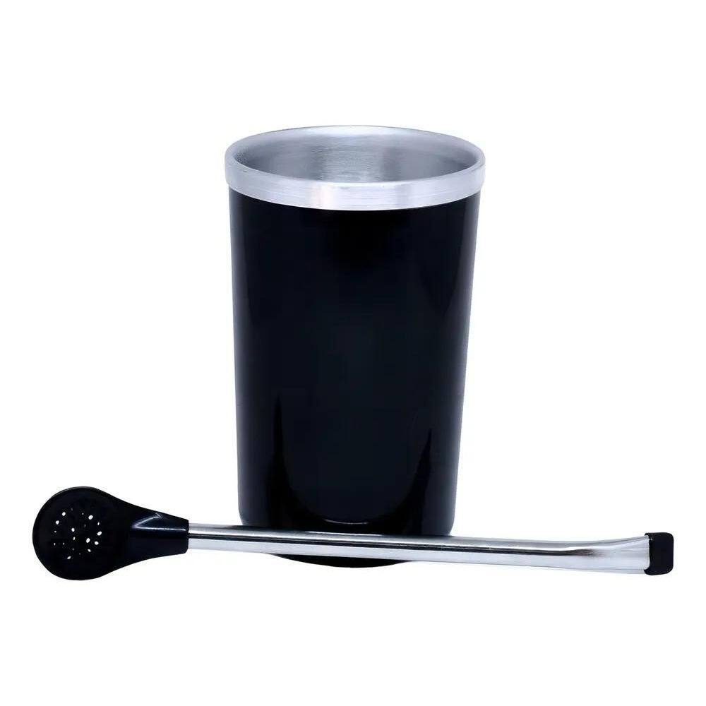 10X Copo Cuia Térmico Alumínio Bomba Inox Erva Mate Tereré