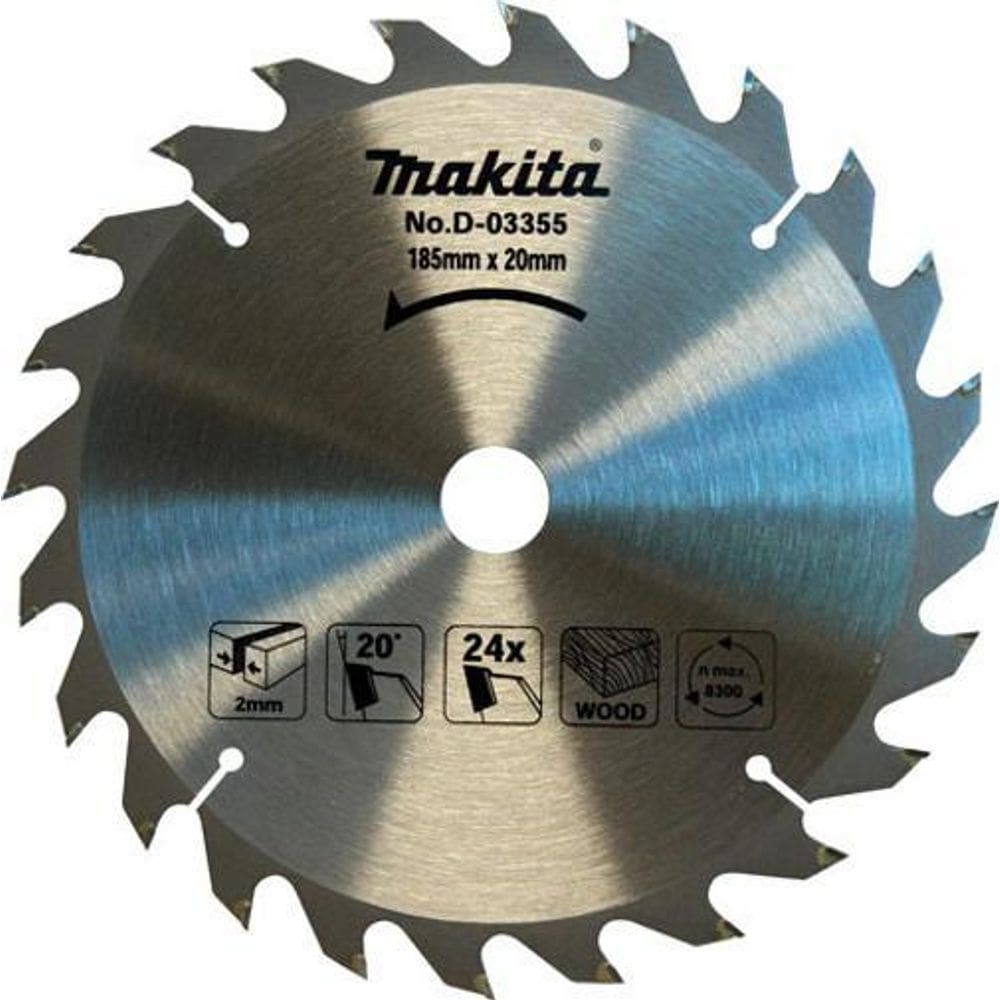 Disco De Serra Para Madeira Dentes De Metal 185X20Mm D-03355