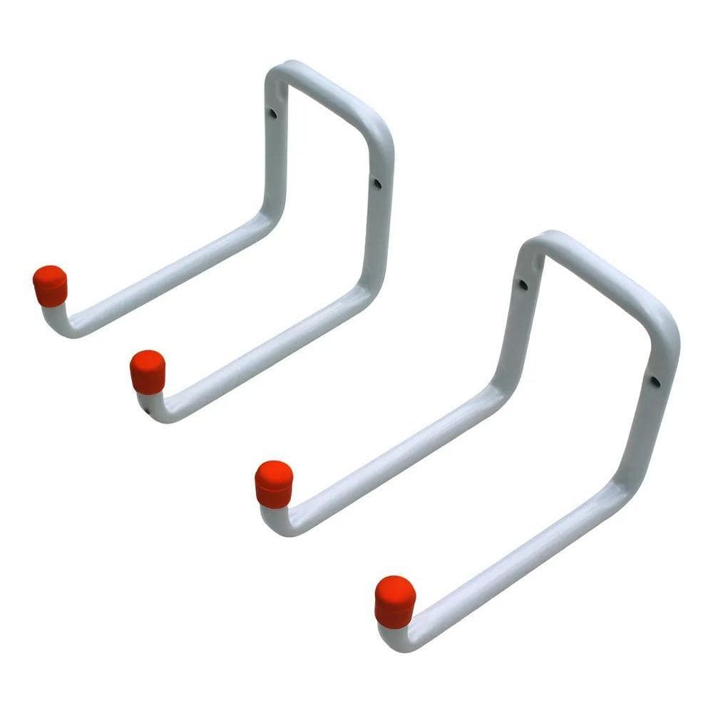 2 Suporte De Parede Pendurar Escada Bicicleta Mangueira Bran