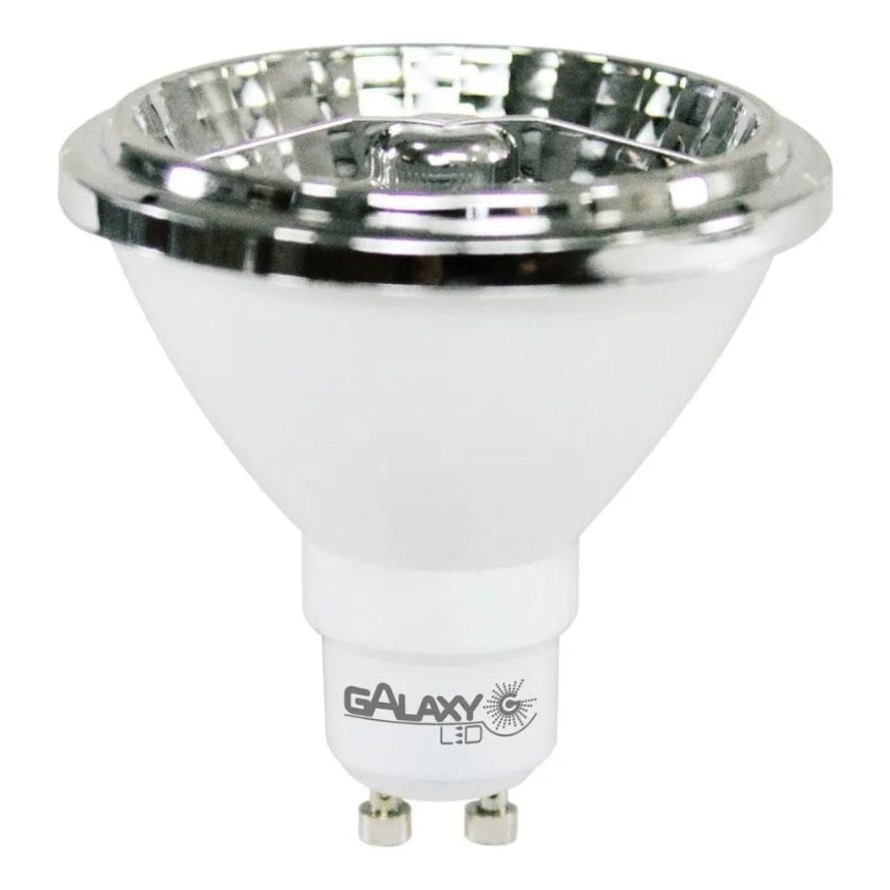 3X Galaxyled Ar70 Lâmpada Led 4,8W Gu10 Amarela Dimerizável