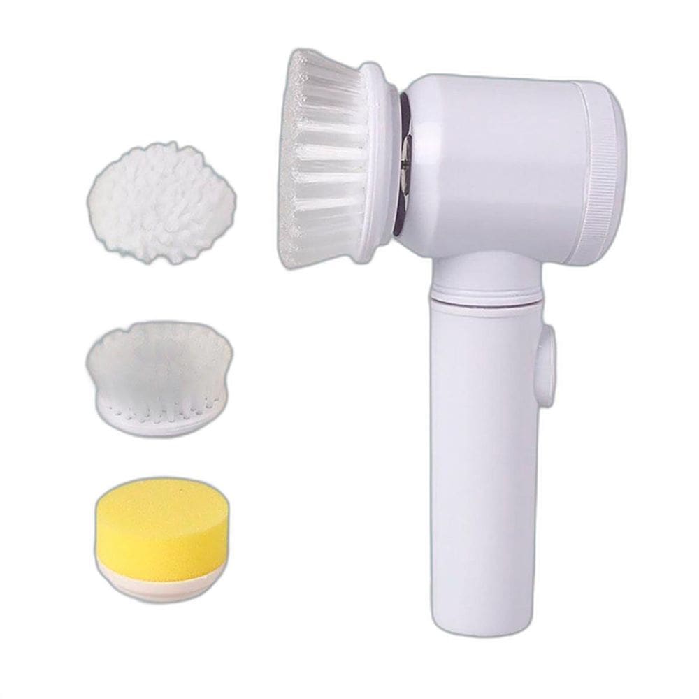 Escova Giratória Multifuncional Recarregável 5 Em 1 Lava