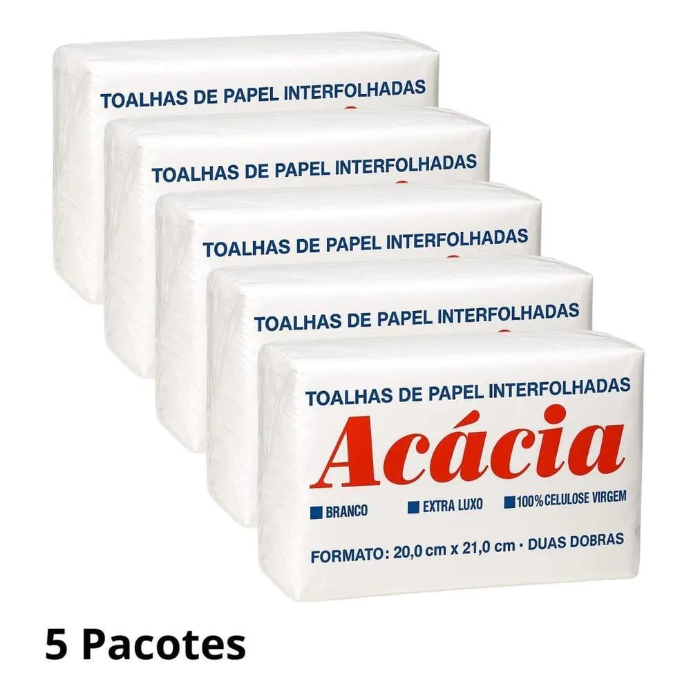 Papel Interfolha Acacia Com 5000 Folhas