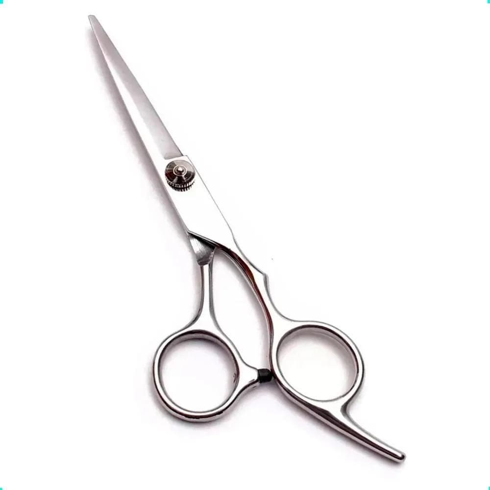 2X Tesoura Cortar Cabelo Kit Fio Navalha Barbea