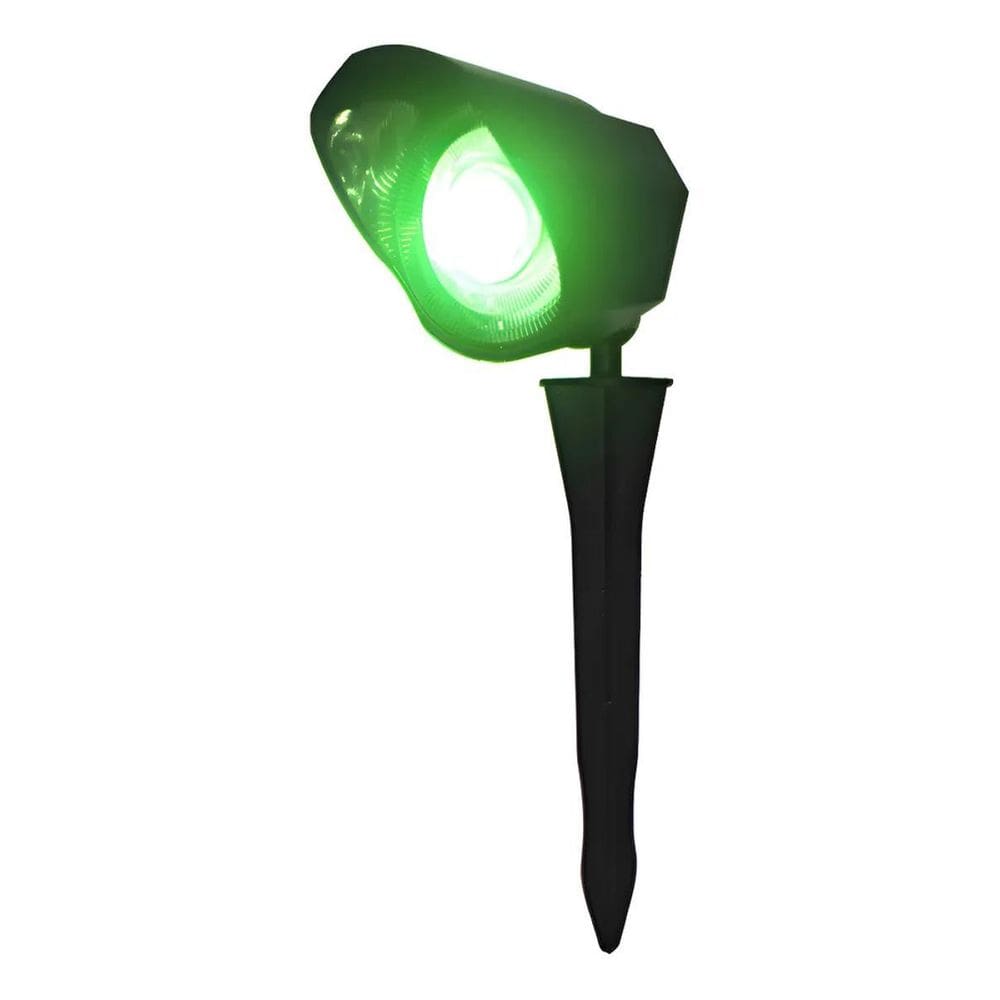 Luminaria Led Jardim Espeto 7W Verde A Prova D`Água Cod: Alu