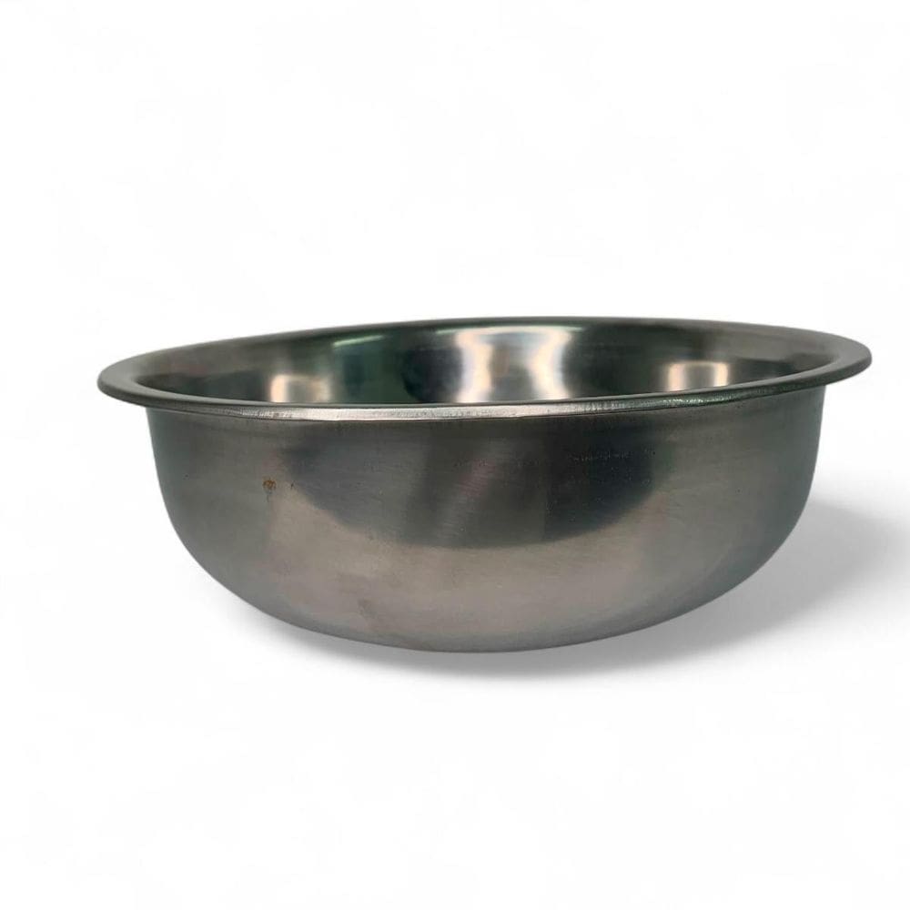 Tigela Multiuso Para Alimentos E Salada Em Aço Inox 29Cm